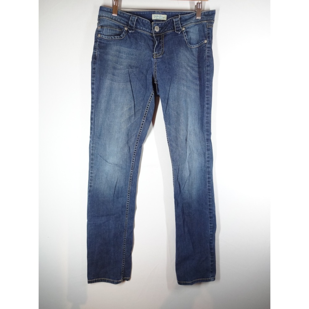 Y2K Paris Blues Straight Leg Jeans Womens 27 Blue Medium Wash Indie Casual Denim